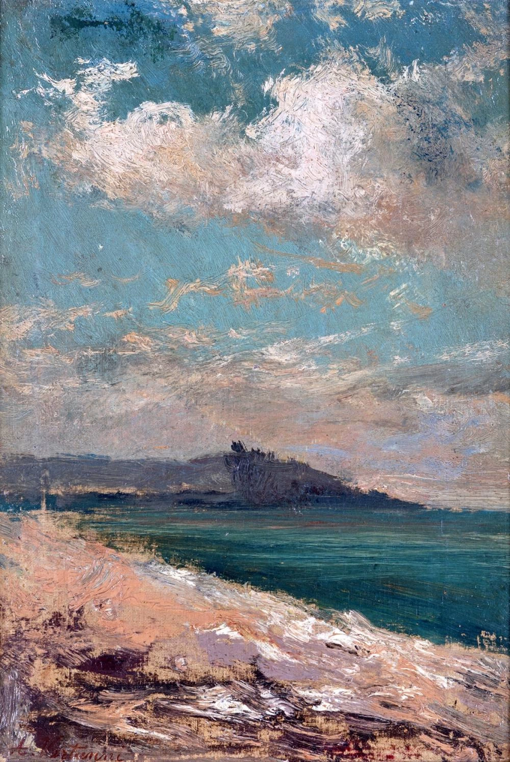 Paesaggio con lago